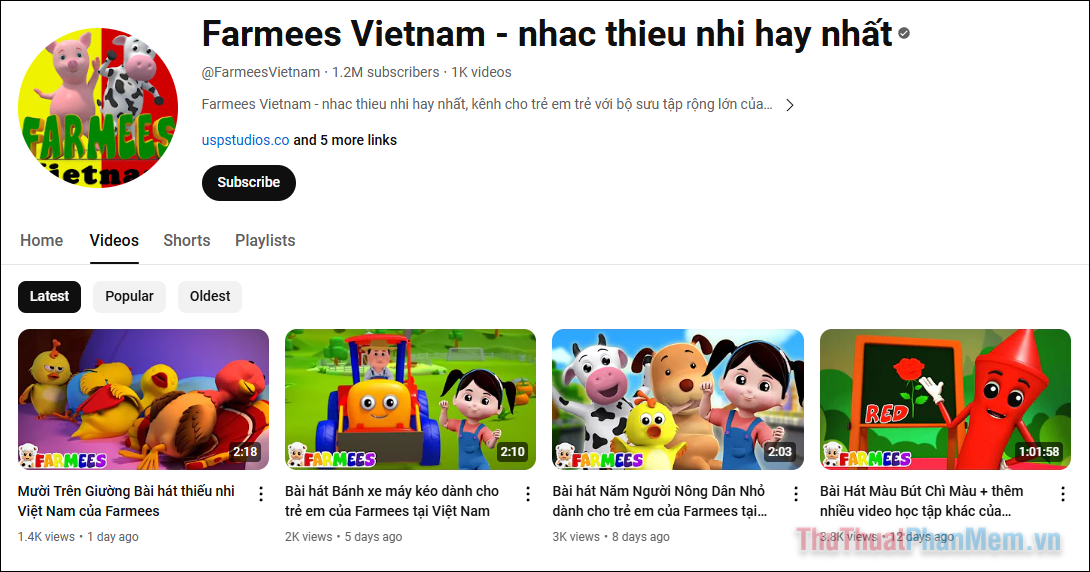 Farmees Vietnam - nhac thieu nhi hay nhất