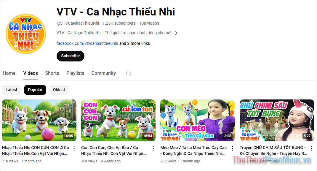 VTV - Ca Nhạc Thiếu Nhi