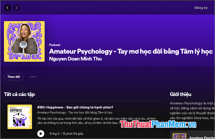 Amateur Psychology – Tay mơ học đời bằng Tâm lý học Podcast