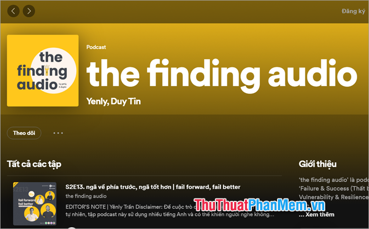 The Finding Audio Podcast