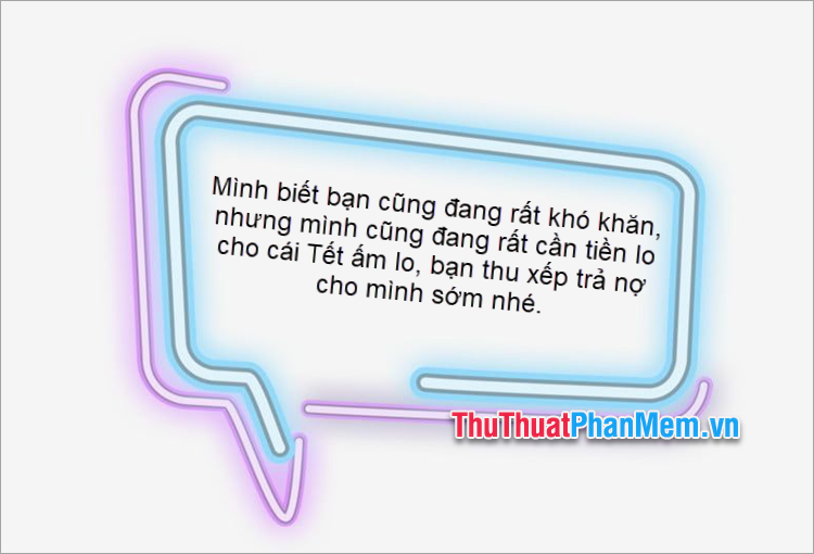 Những mẫu tin nhắn đòi nợ cuối năm