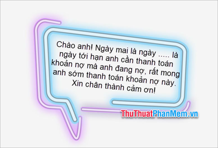 Những mẫu tin nhắn đòi nợ hay, văn minh, khéo léo, tinh tế, thuyết phục nhất