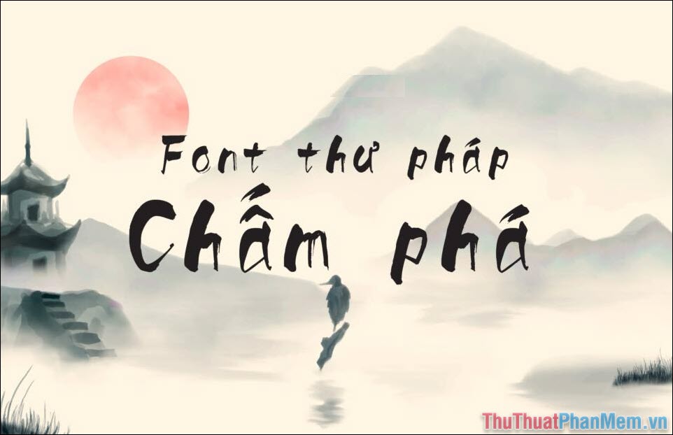 Font bảng chữ cái thư pháp Việt hóa