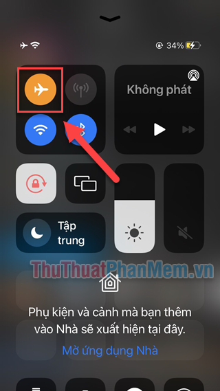 Kích hoạt Chế độ máy bay trên thiết bị của bạn