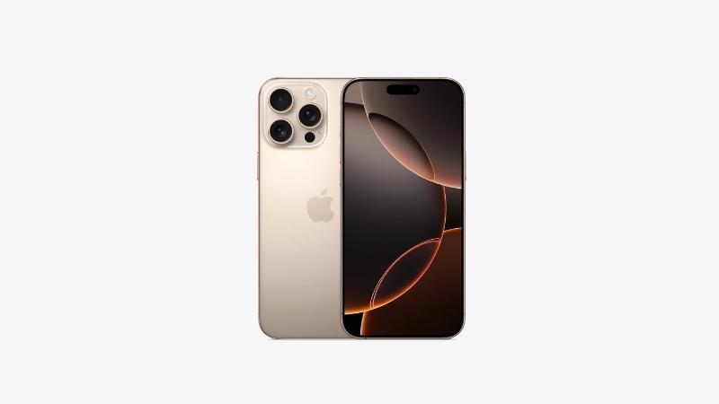 iPhone 16 Pro và iPhone 16 Pro Max Titan Sa mạc