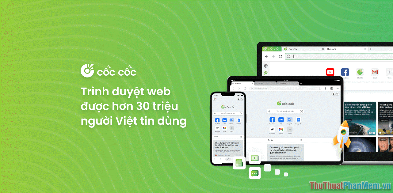 Cốc Cốc – Trình duyệt chặn quảng cáo siêu mượt