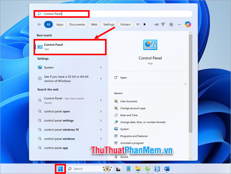 Cách đổi tên Admin trên Windows 11 sử dụng Control Panel