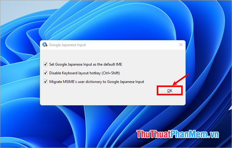 Sau khi tải về bạn mở file cài đặt bạn chọn OK