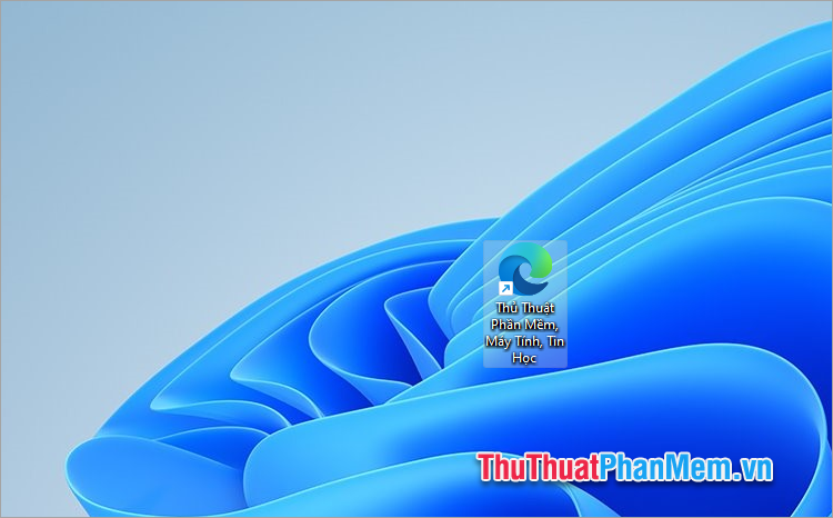 Đã thực hiện cách đưa trang web ra màn hình máy tính Windows 11