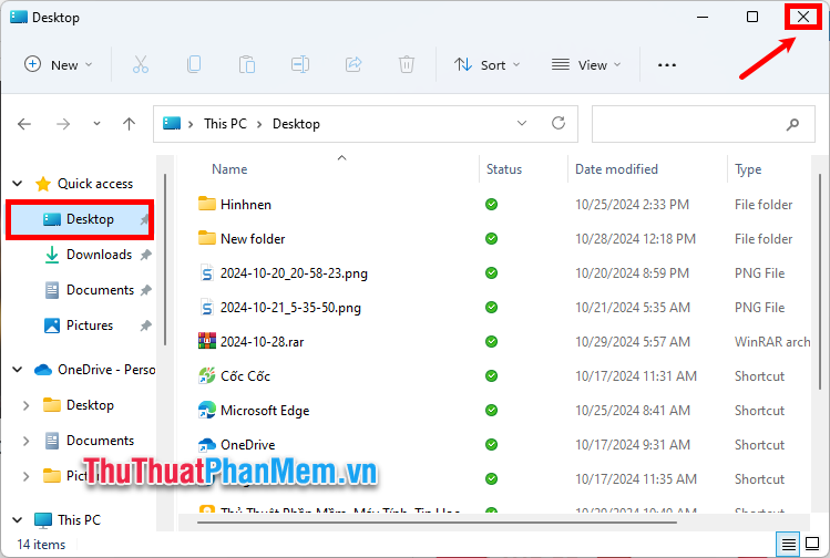 Xuất hiện cửa sổ lựa chọn vị trí tạo lối tắt, chọn đến desktop và ấn dấu x để đóng cửa sổ