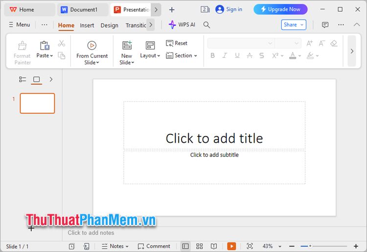 Slides (tương tự PowerPoint)