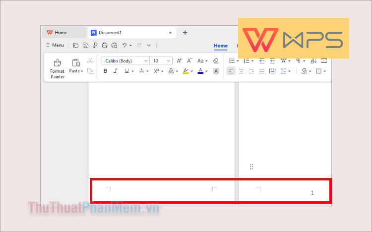 Cách đánh số trang bỏ trang đầu trong WPS Office
