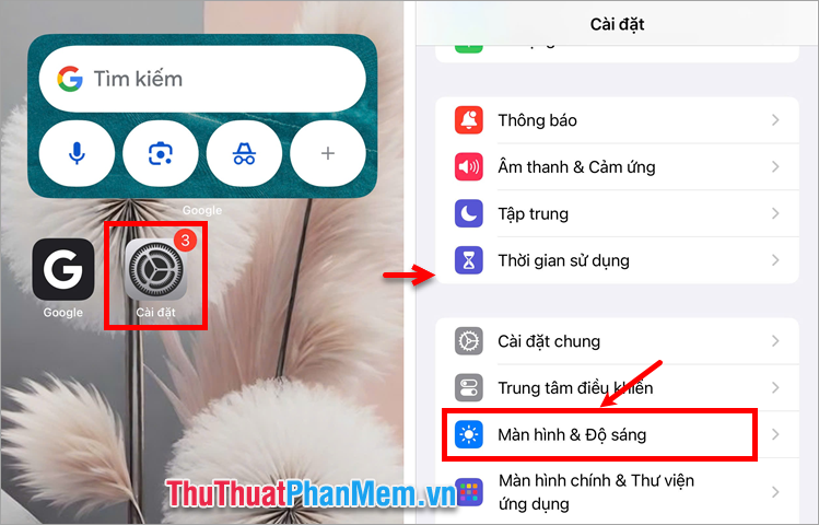 Cách đổi màu giao diện Google trên điện thoại