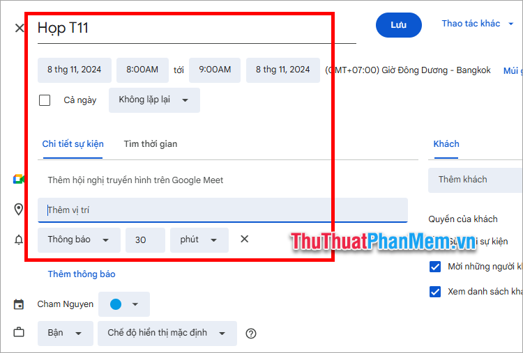 Chỉnh sửa hội nghị truyền hình, vị trí