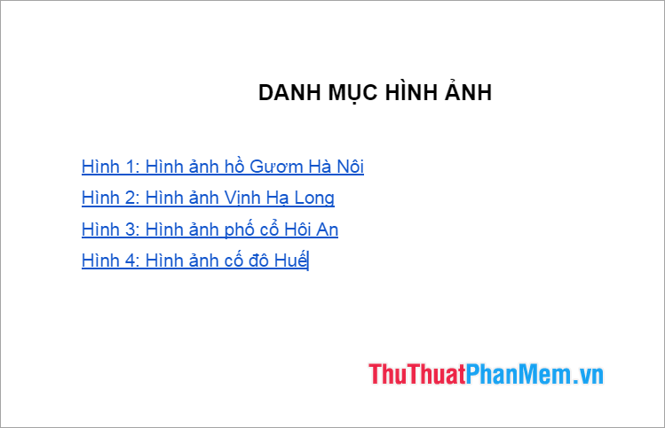 Bạn đã thêm chú thích hình ảnh đầu tiên vào danh mục hình ảnh