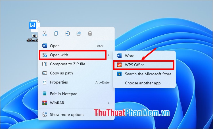 Mở tài liệu bạn muốn thêm trích dẫn tài liệu trong Docs của WPS Office