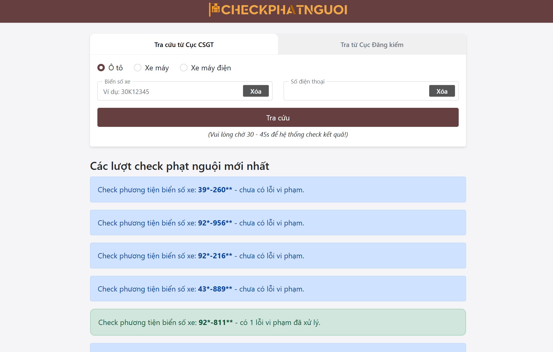 Lưu ý về kênh tra cứu lỗi phạt nguội uy tín, chính xác