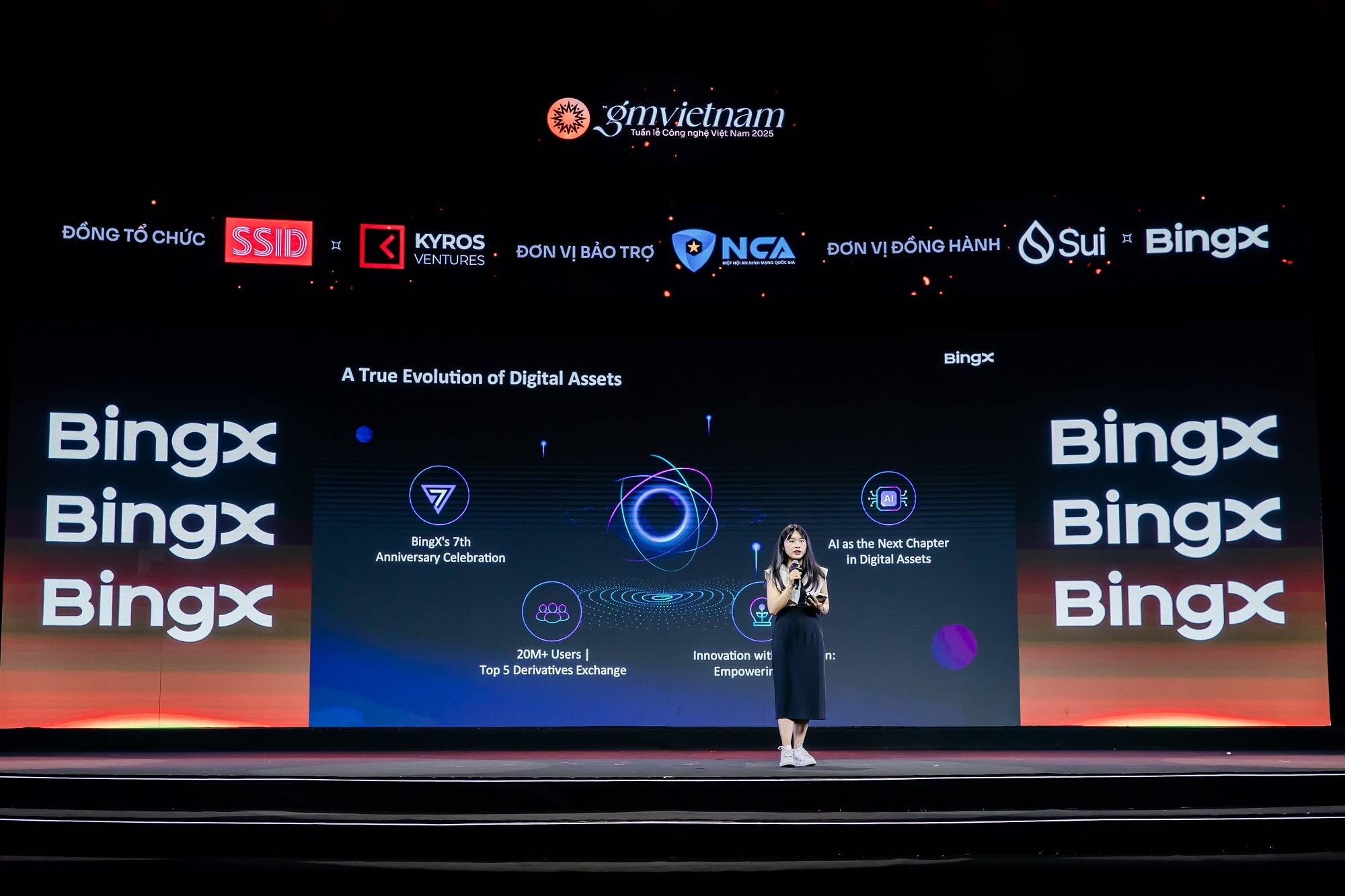 BingX lần đầu tiên trình bày giải pháp AI mới tại GM Vietnam 2025