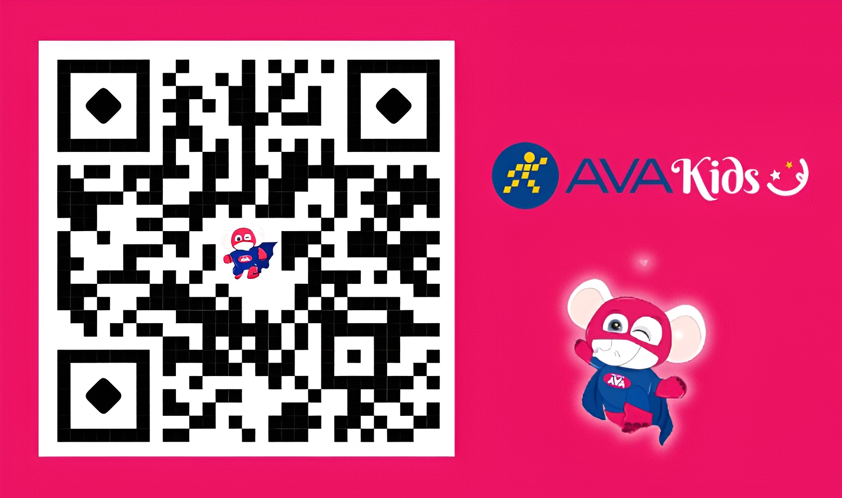 Quét QR tải app AVAKids