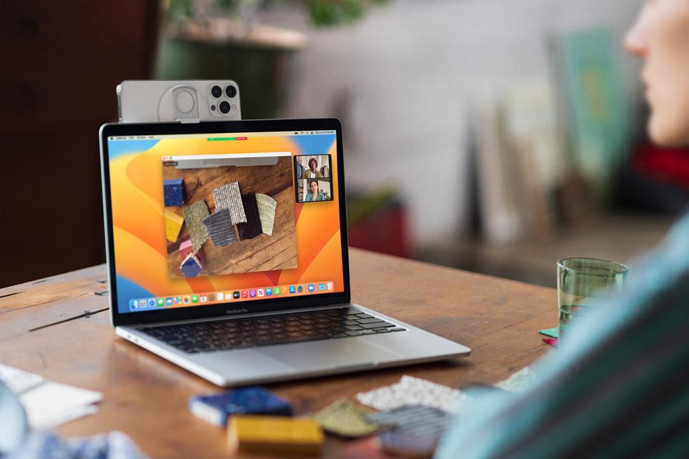 Người dùng sử dụng iPhone làm webcam qua tính năng Continuity Camera