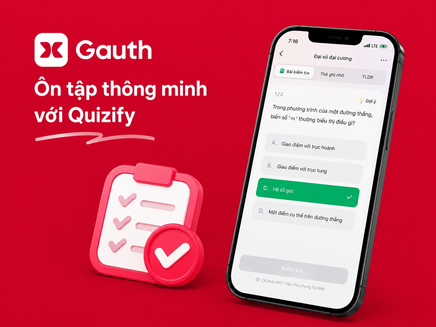 Hướng dẫn dùng Gauth: Đừng chỉ chụp để lấy đáp án — dùng đúng cách sẽ giúp bạn học được
