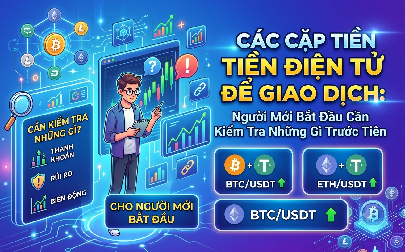 Các Cặp Tiền Điện Tử Tốt Nhất Để Giao Dịch: Người Mới Bắt Đầu Cần Kiểm Tra Những Gì Trước Tiên