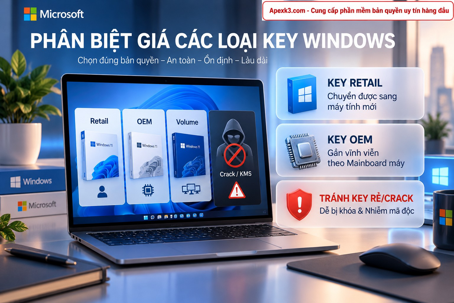 Giá Windows 11 Pro và Win 10 Pro bản quyền Giá Windows 11 Pro và Win 10 Pro bản quyền