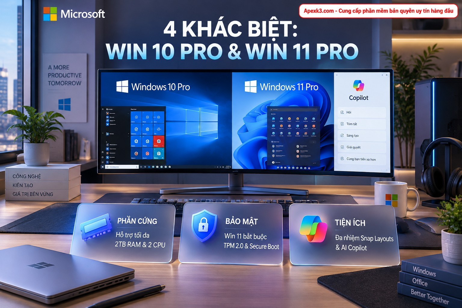 Windows 10 Pro hay Windows 11 Pro – Nên chọn phiên bản nào Windows 10 Pro hay Windows 11 Pro – Nên chọn phiên bản nào